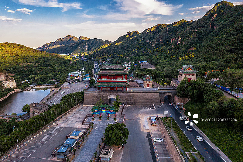 北京居庸关风光图片素材