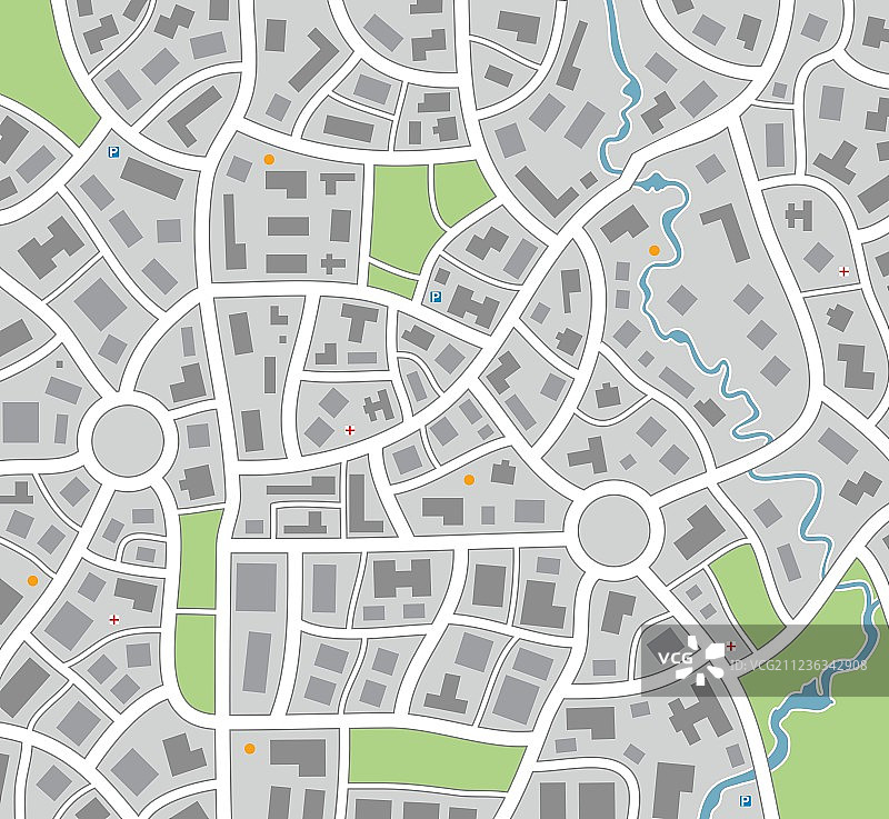 城市地图图片素材