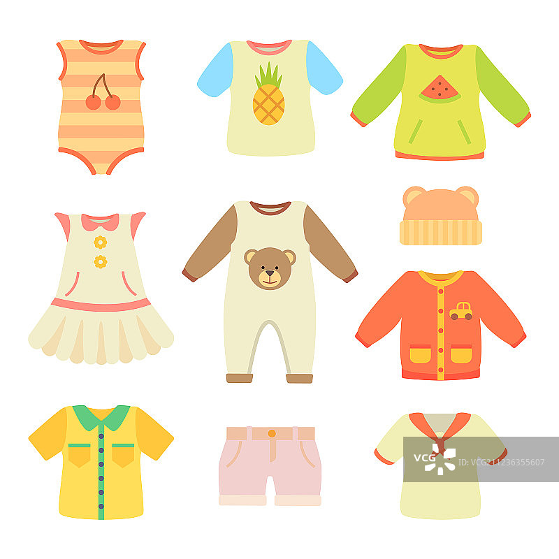 婴儿服装海报合集图片素材