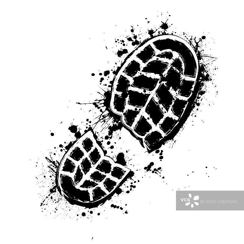 复古风鞋子背景图片素材