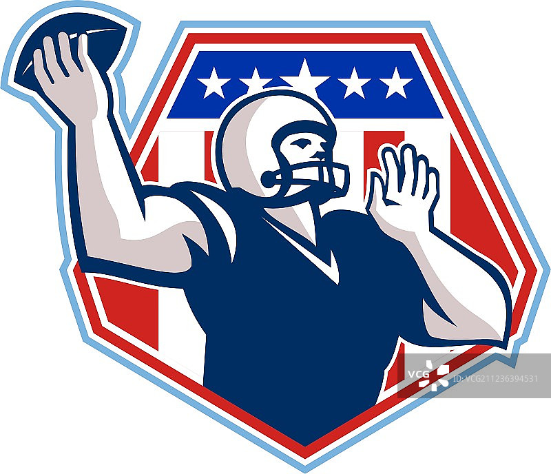 美式橄榄球四分卫盾牌图片素材