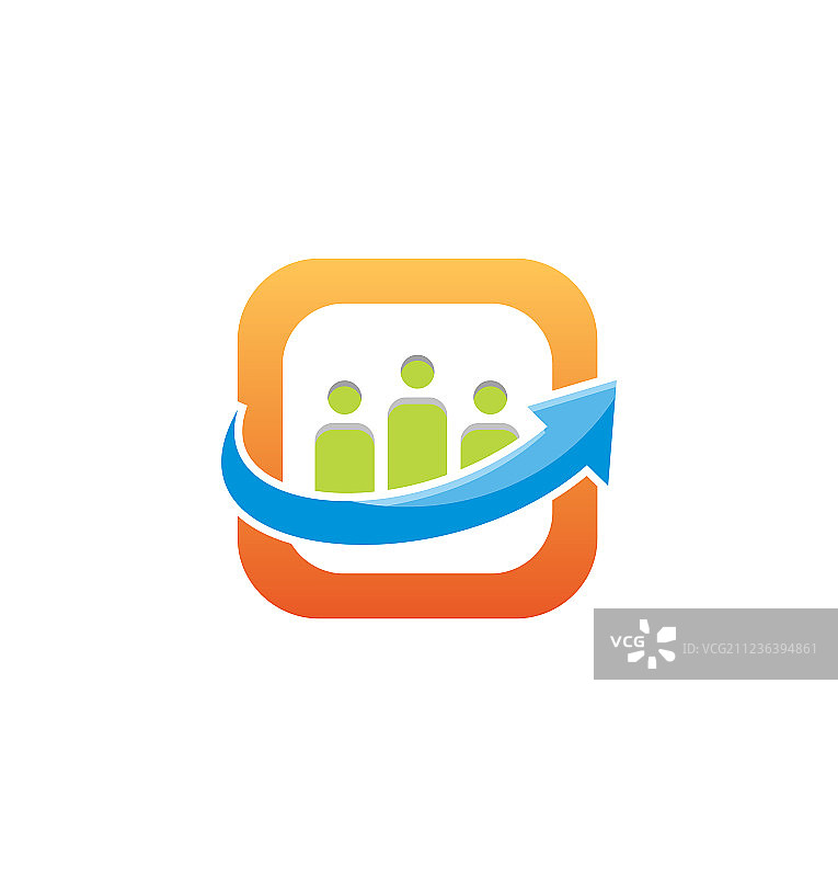 员工业务箭头标志图片素材