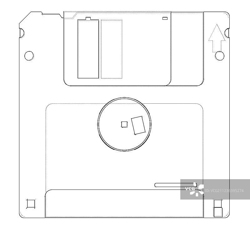 软盘存储草图图片素材