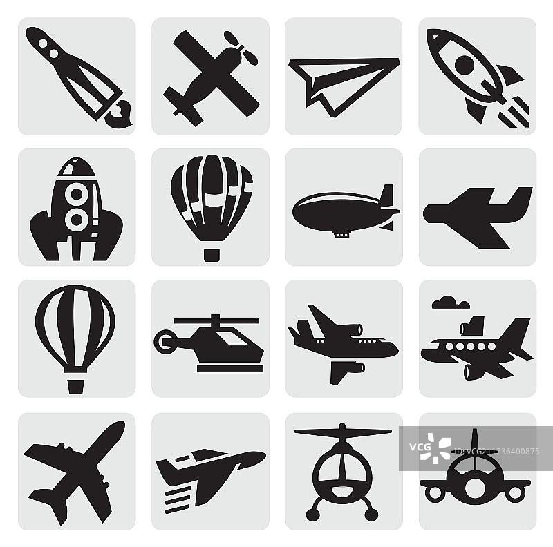 飞机图标图片素材