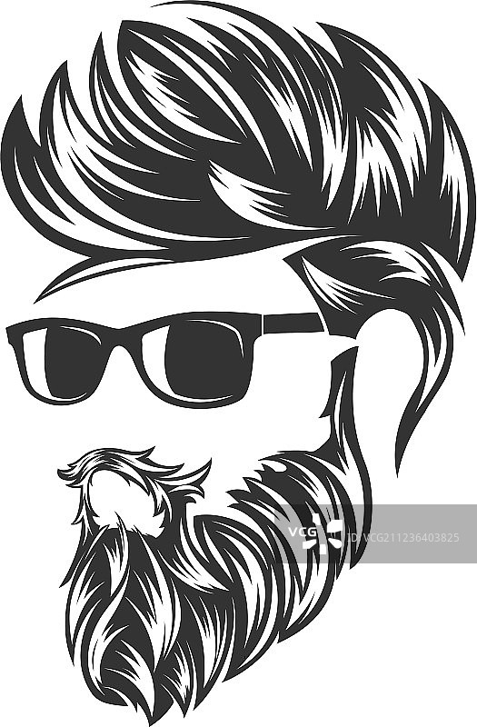 男士胡须发型图片素材