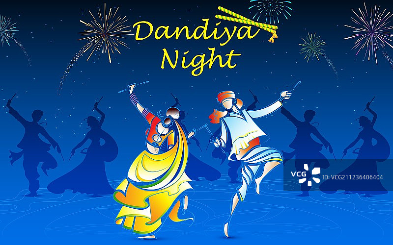 人们跳着棒舞图片素材