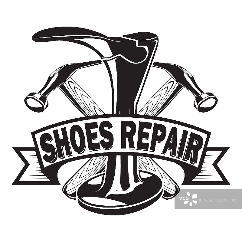 鞋子修理丝带图片素材