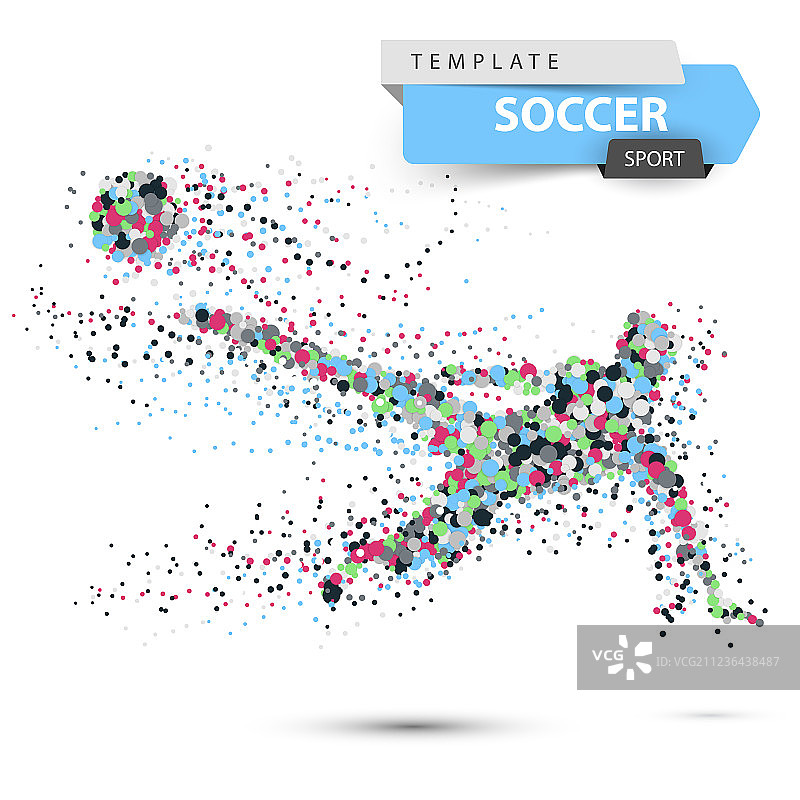 足球光点图片素材