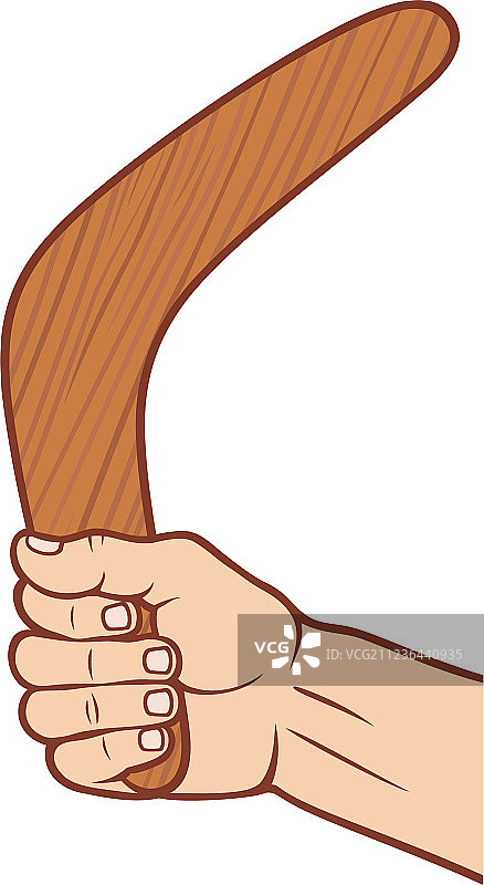 手中的回旋镖图片素材