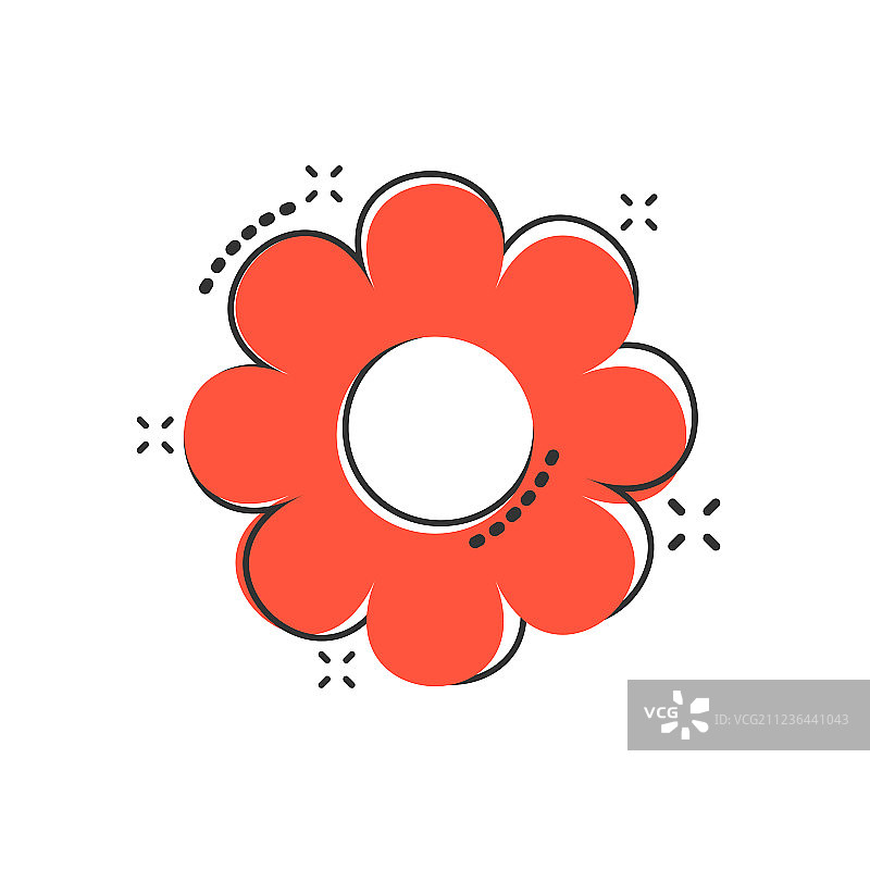 卡通甘菊漫画风格图标图片素材