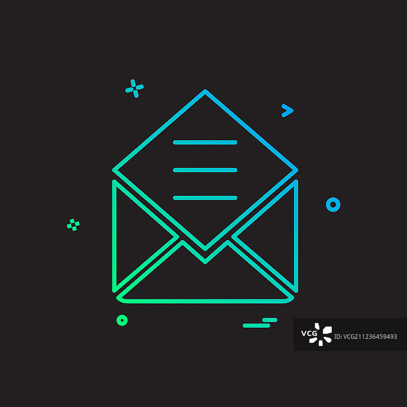 信封图标设计图片素材