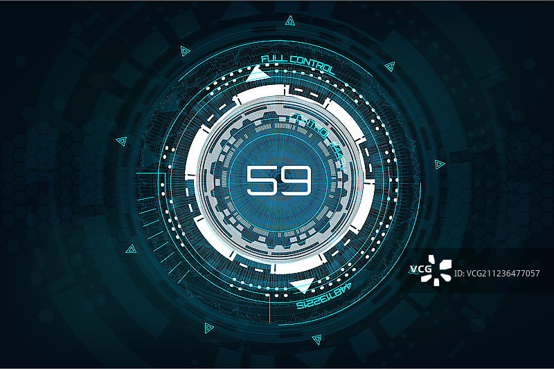 HUD风格的未来科技图片素材