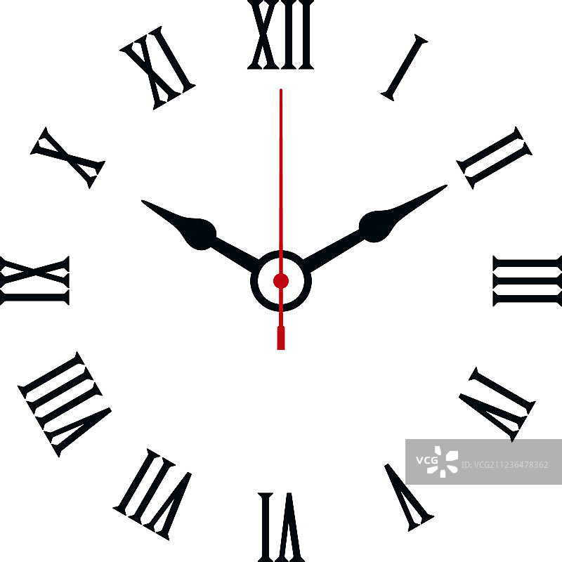 罗马数字时钟图片素材