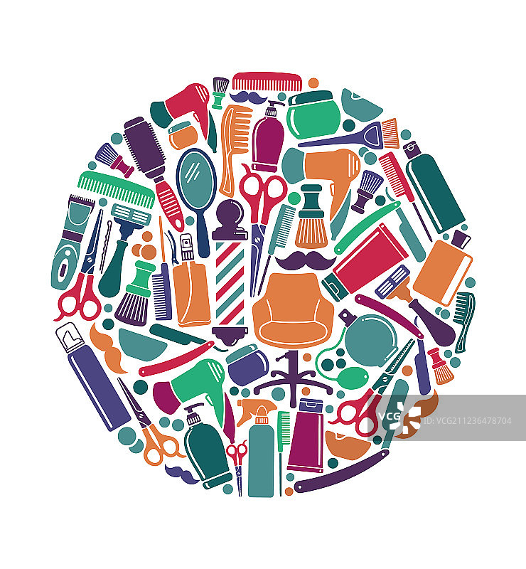 理发店标志图片素材