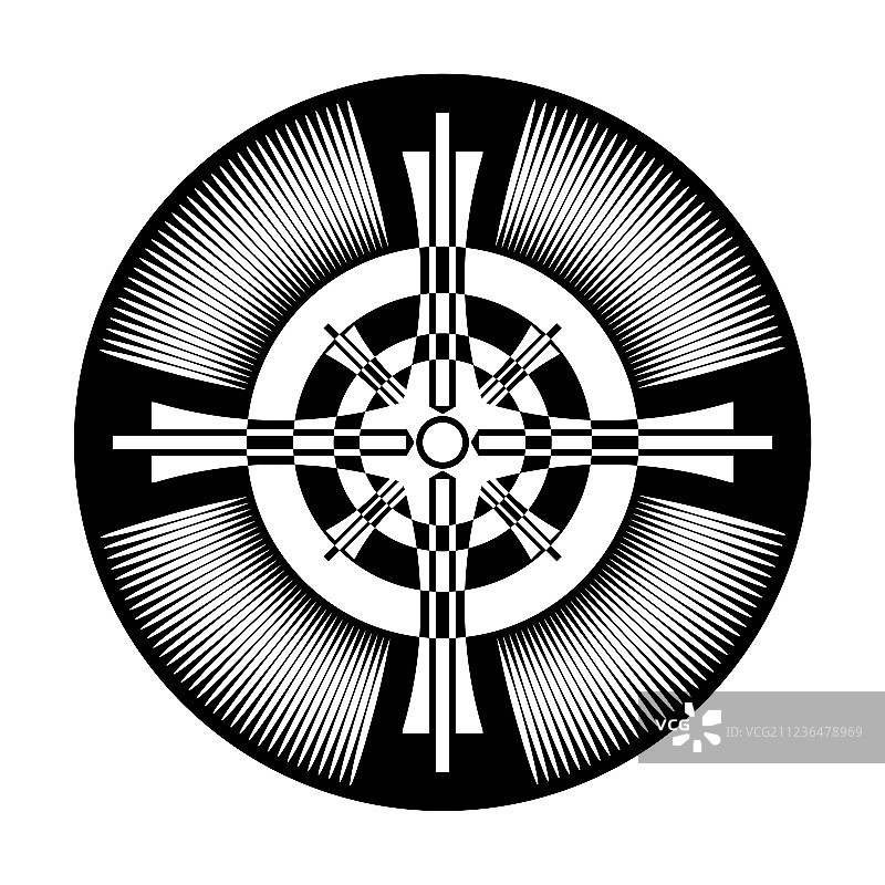 圆形十字架图片素材