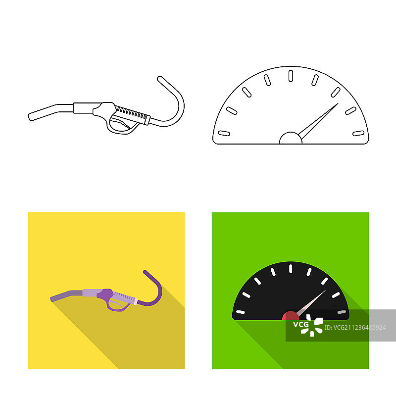 汽车和拉力赛图标集图片素材