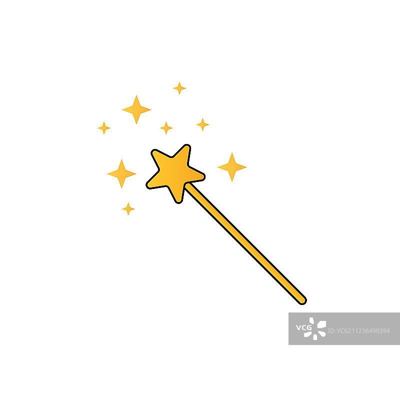 魔法棒卡通图片素材