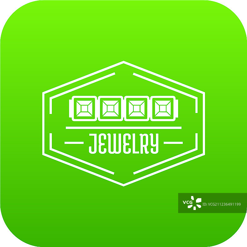 绿色珠宝图标图片素材