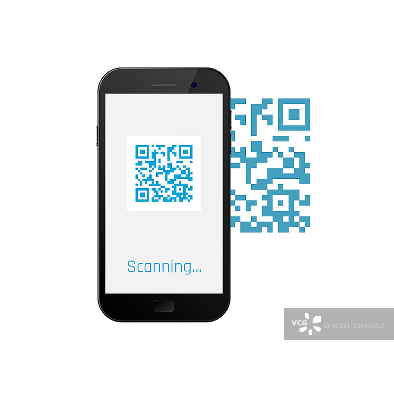 手机扫描二维码图片素材