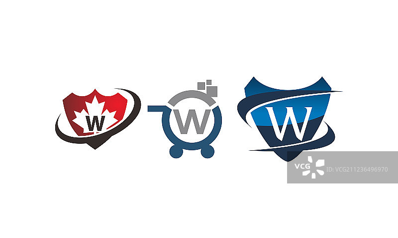 盾牌商店网页模板图片素材