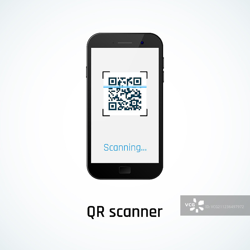 用手机扫描二维码图片素材
