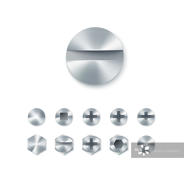 螺钉螺栓铆钉套装图片素材