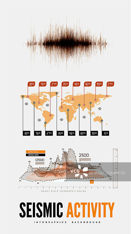 地震活动信息图图片素材