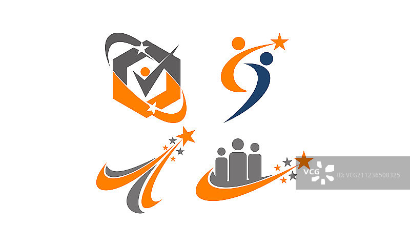 成功生活指导套装图片素材