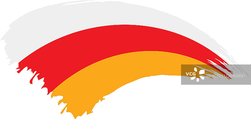 南奥塞梯国旗图片素材