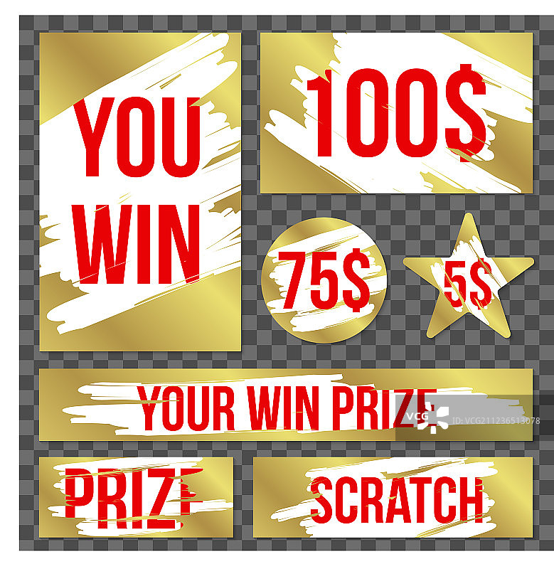 创意彩票刮刮乐图片素材