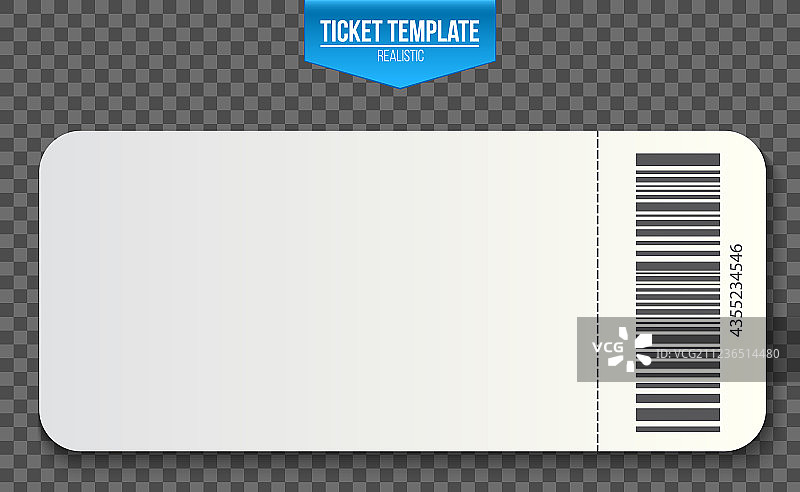 创意空白票券图片素材