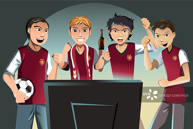 足球迷图片素材