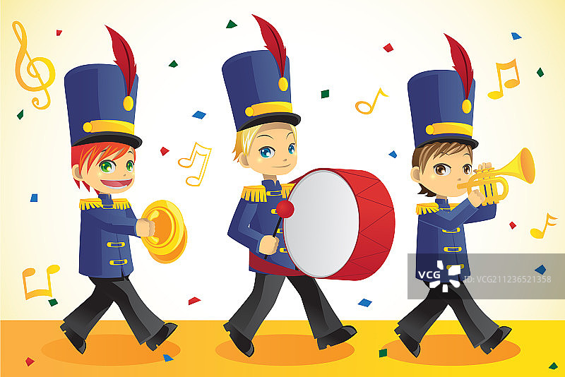 游行乐队图片素材