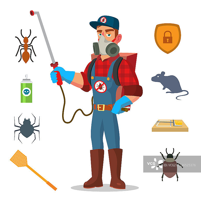 虫害防治预防感染图片素材