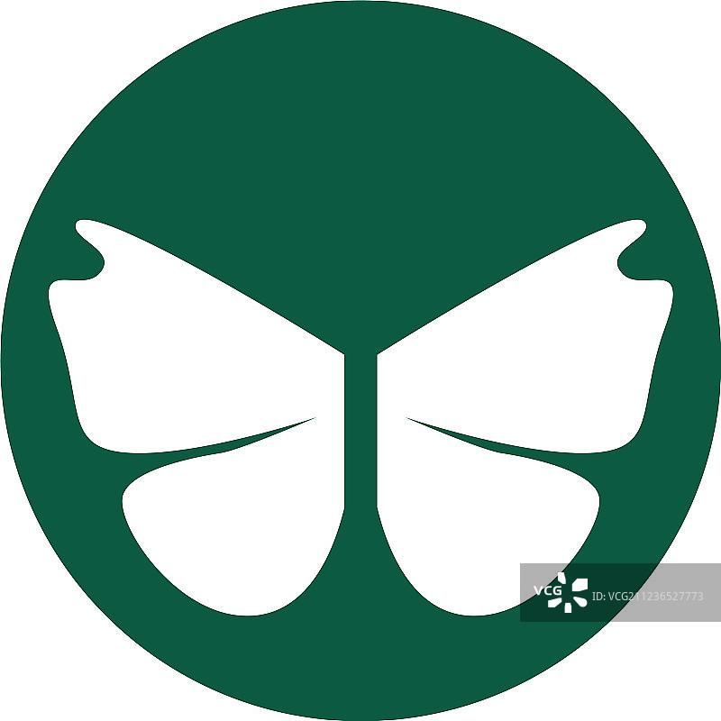 彩色蝴蝶简约图标Logo图片素材