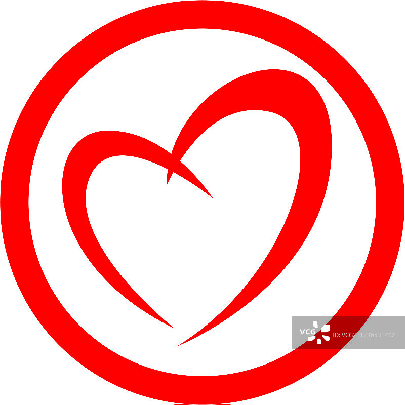 爱情标志和符号模板图标图片素材