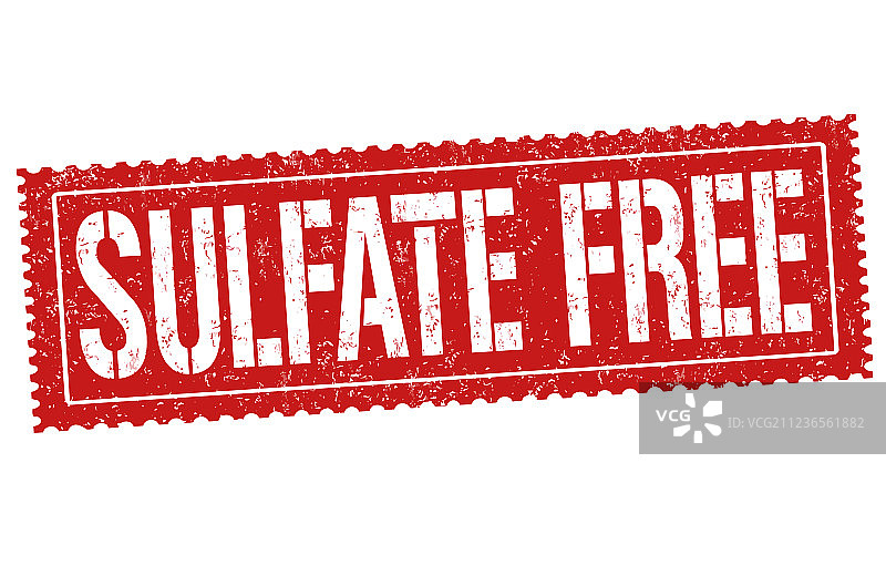 无硫酸盐标志或印章图片素材