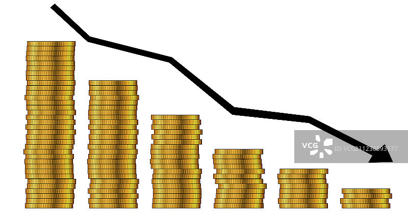 价格下跌图片素材