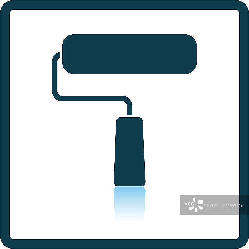 建筑油漆刷图标图片素材