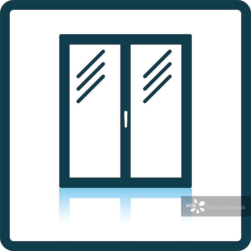 关闭的窗框图标图片素材