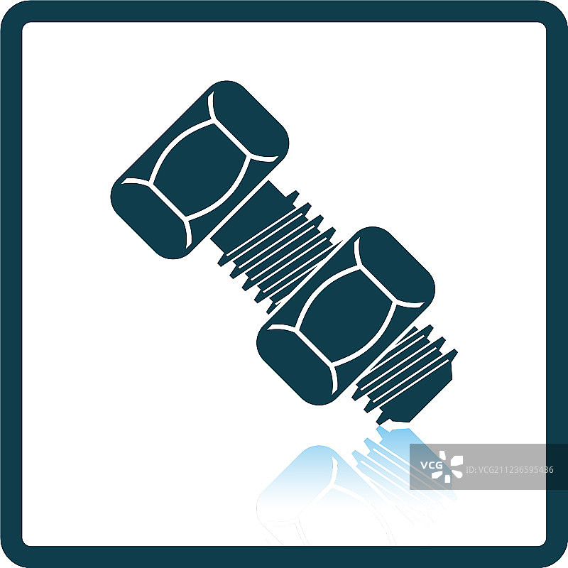 螺栓和螺母图标图片素材