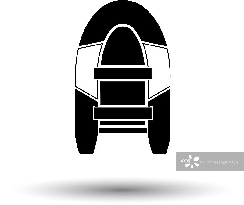 橡皮艇图标图片素材