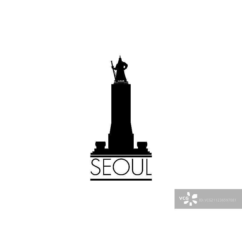 韩国首尔城市地标图片素材