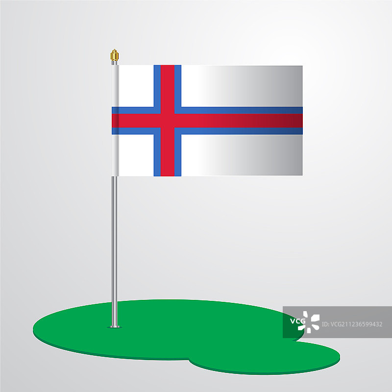 法罗群岛旗杆图片素材