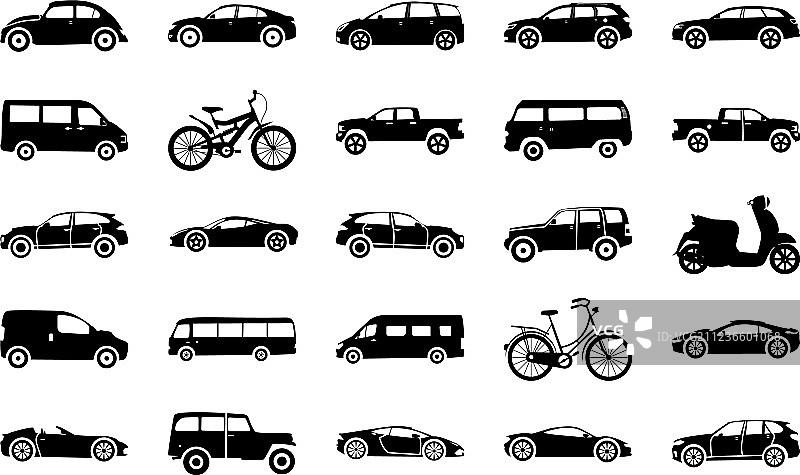 城市汽车标志符号图标图片素材