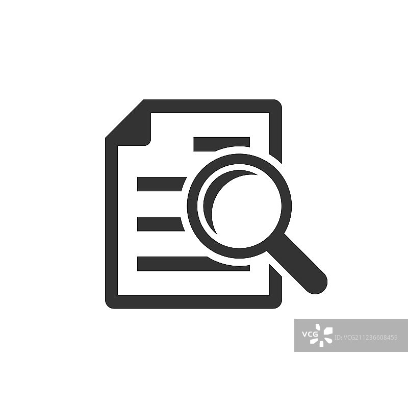 扁平风格的审查文件计划图标图片素材