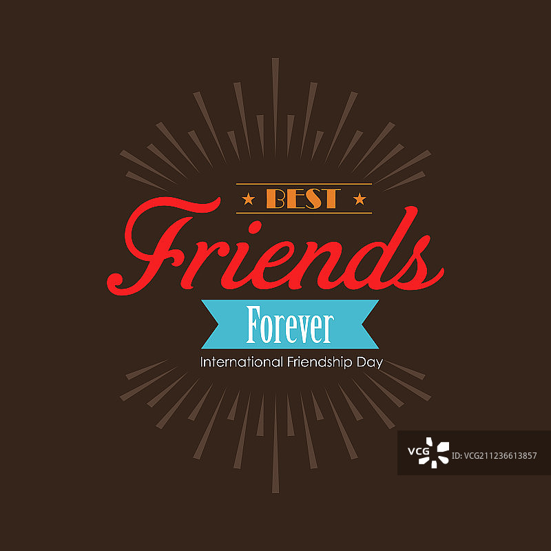快乐友谊日排版设计图片素材