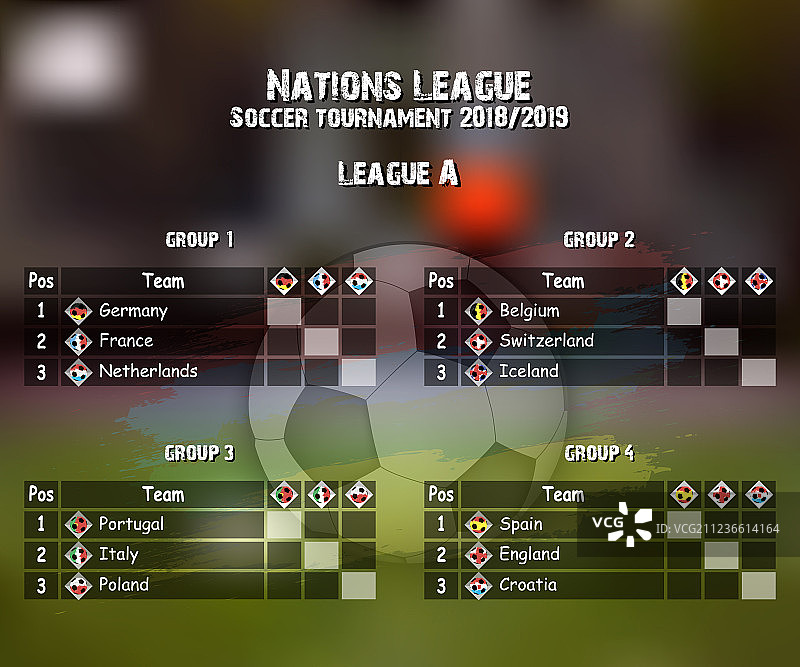 足球锦标赛摘要表图片素材