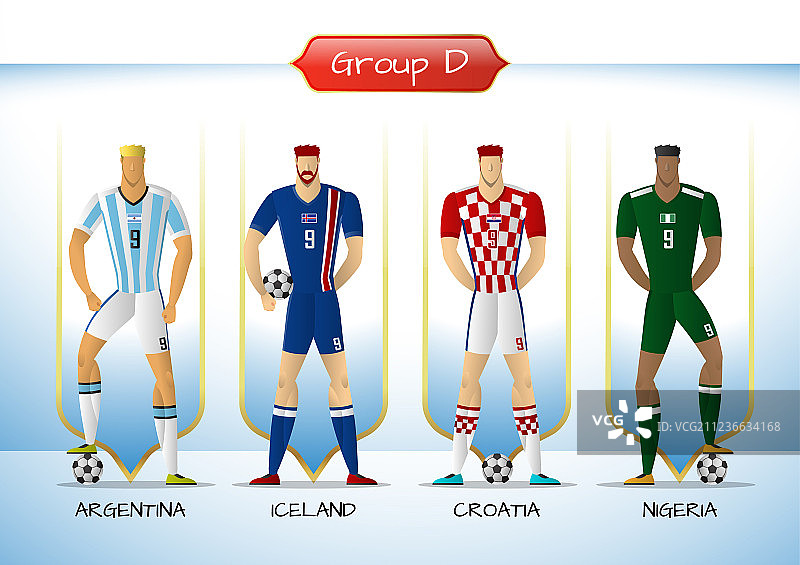 2018年足球队D组队服图片素材