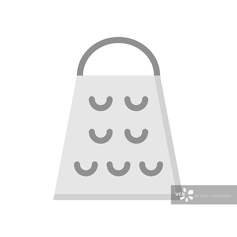 厨房用具刨丝器扁平设计图标图片素材